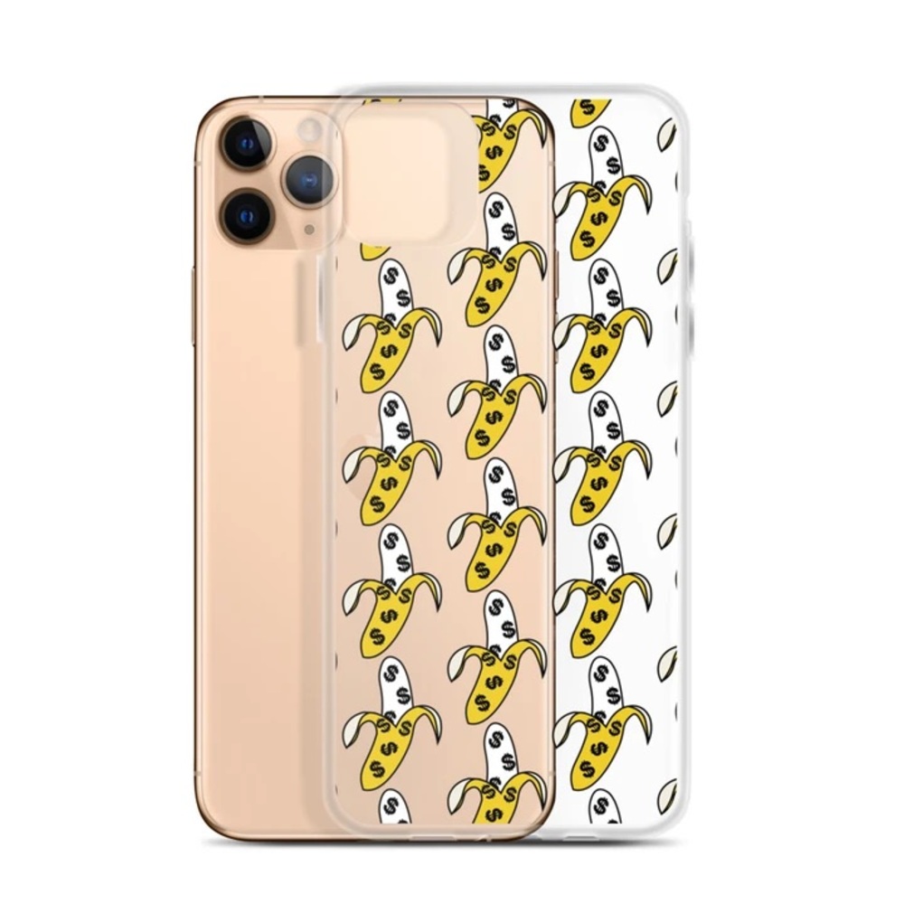 All-Over "Filthy Rich Banana" iPhone Case